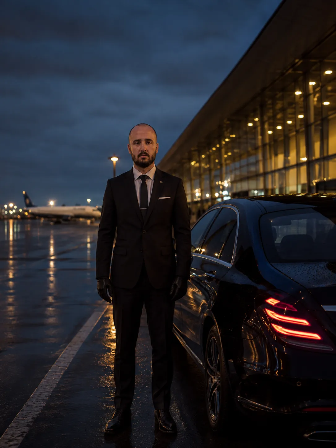 Proline Taxi chauffeur at Bristol Airport