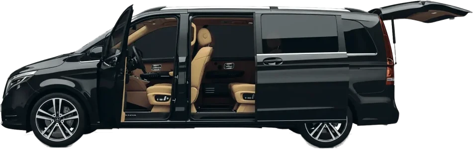 Mercedes V-Class of the Proline Taxi fleet