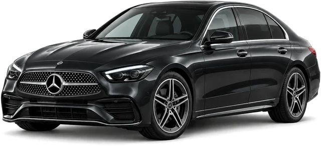 Black Mercedes C-Class 2022 from the Proline fleet