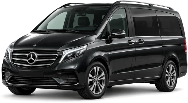Black Mercedes Vito 2022 from the Proline fleet